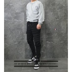톰* 블랙4BAR 조거 바지