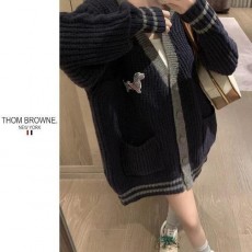 톰* 퍼피패치 니트 가디건