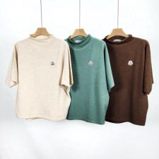 소트프 반목 5부 니트 반팔