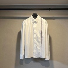 톰* 스트라이프 구로그랭 루프 탭 옥스포드 셔츠