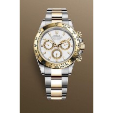 로** 데이토나 화이트다이얼 콤비