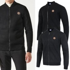 구* 레더스틸 울 니트집업