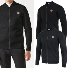 구* 레더스틸 울 니트집업