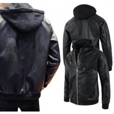 프** 타이거 페이커 후드 레더 집업