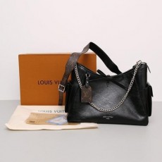 루* 캐리올 다크 레더 숄더백