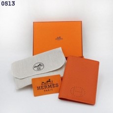 에*** H로고 토고가죽 여권지갑 (오렌지)