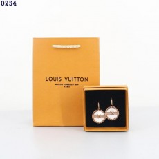 루* 로즈골드 화이트 원형 귀걸이