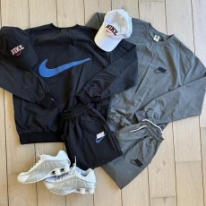 나** 피스 나일론맨투맨셋업