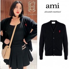 아* 드꾀흐 로고 리브드 엠브로이더드 커플 가디건