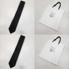 구* GG로고 삼선 실크 넥타이