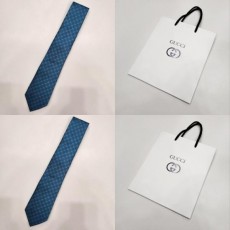 구* GG 패턴 실크 넥타이