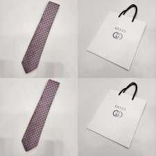 구* GG 패턴 실크 넥타이