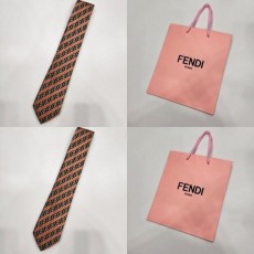 펜* FF 패턴 실크 넥타이