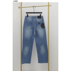 프** 남성 스트레이트 핏 연청 데님