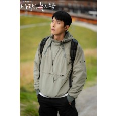 스* 수입고급 현빈 윈드브레이커 아노락 & 조거팬츠 셋