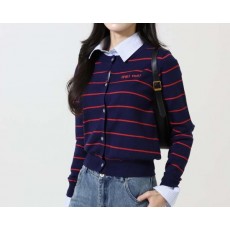 미*** 수입 스트라이프 울 니트 가디건