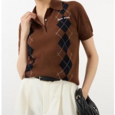 미*** 수입 인타르시아 울 니트 스웨터