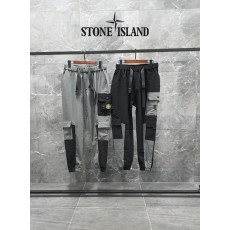 스* 와일드 배색 포켓 스냅 바지