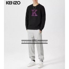 겐* K 패턴 로고 긴팔티셔츠 (시보리없음)