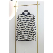 메* 마르지엘라 스트라이프 오버핏 긴팔티셔츠