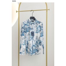 루* 수입고급 프린티드 코튼 오버셔츠