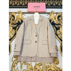 미*** 수입 싱글브레스트 개버딘 재킷