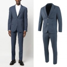 루* 백로고 레더 슬림 정장 세트