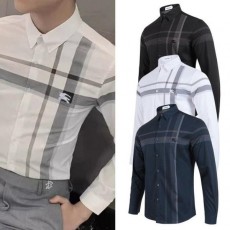 버** 기사자수 패턴 셔츠