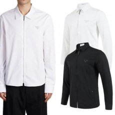 프** 삼각레더 집업 바람막이 집업