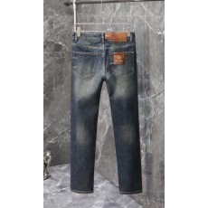 로* 피아나 로고자수 워싱스판 데님진 수입최*고급