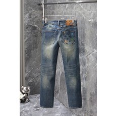 루* 멀티 자수 워싱스판 데님진수입최*고급