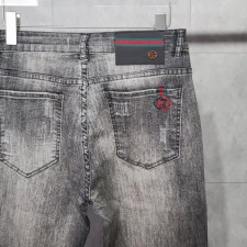 구* 포켓G로고 그레이 청바지