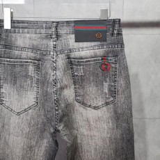 구* 포켓G로고 그레이 청바지