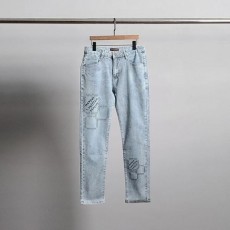 루* 모노스퀘어 워싱 청바지