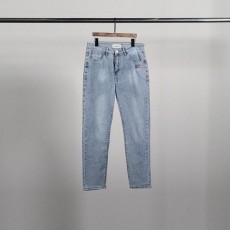 로** 컬러 아나그램자수 청바지