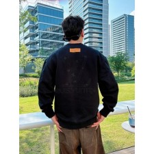 루* 인사이드 자수로고 맨투맨