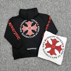 크* 할리우드 레드 로고 쭈리 후드티