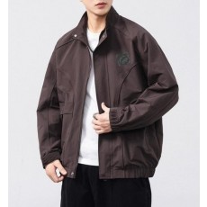 루* 레터링 사각 짚업 윈드자켓