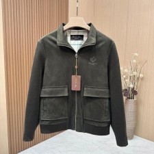 로* 피아나 스웨이드 트러커자켓