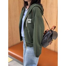 셀** 파리 자수로고 후드 집업  수입