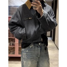 미*** 25 로고 패치 아플리케 패딩 자켓  수입