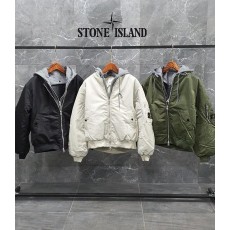 스* 스냅 포인트 후드 탈부착 블루종 자켓