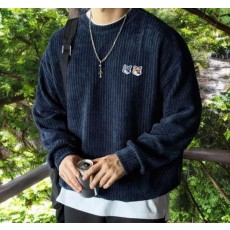 메* 키츠네 더블 여우 벨루아 니트맨투맨