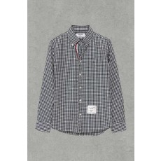 톰* 스몰체크 버튼 다운 린넨 셔츠