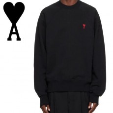 아* 스몰체인 레드 하트 코튼 맨투맨수입풀