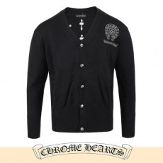 크* 실버스티치 말굽 울 가디건