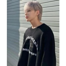 크* 울캐시 세메터리 자수패치 스웨터수입최고급(남녀공용)