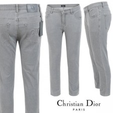 디* 자수 로고 그레이 슬림 일자진