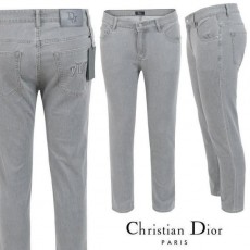 디* 자수 로고 그레이 슬림 일자진