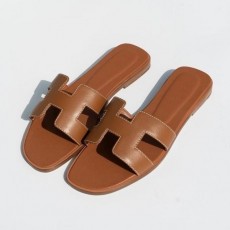 에*** 오란 슬리퍼 브라운